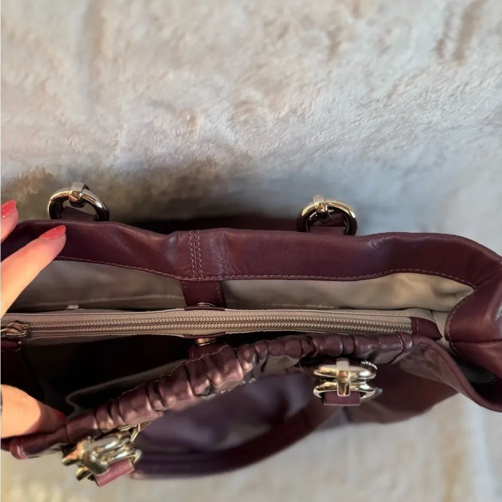 Coach Ashley Leather Satchel
