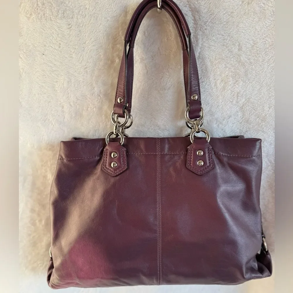 Coach Ashley Leather Satchel