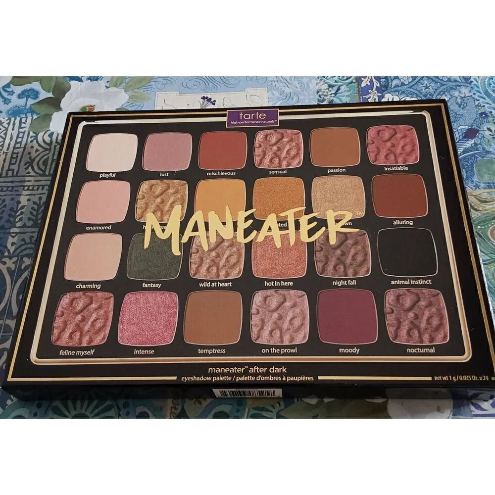 BNIB~Tarte Cosmetics Maneater After Dark Eyeshadow Palette