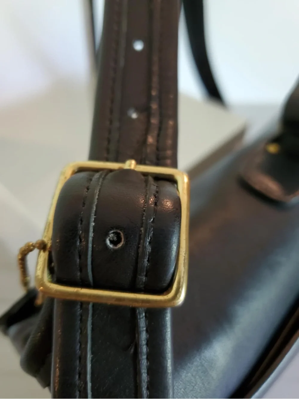Vintage Coach Metropolitan Briefcase Black Leather 1994 | The Devil Wears Prada