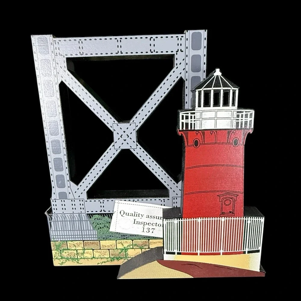 Jeffry's Hook Lighthouse New York City New York Shelia Shelf Sitter w/ Box‎ 1996