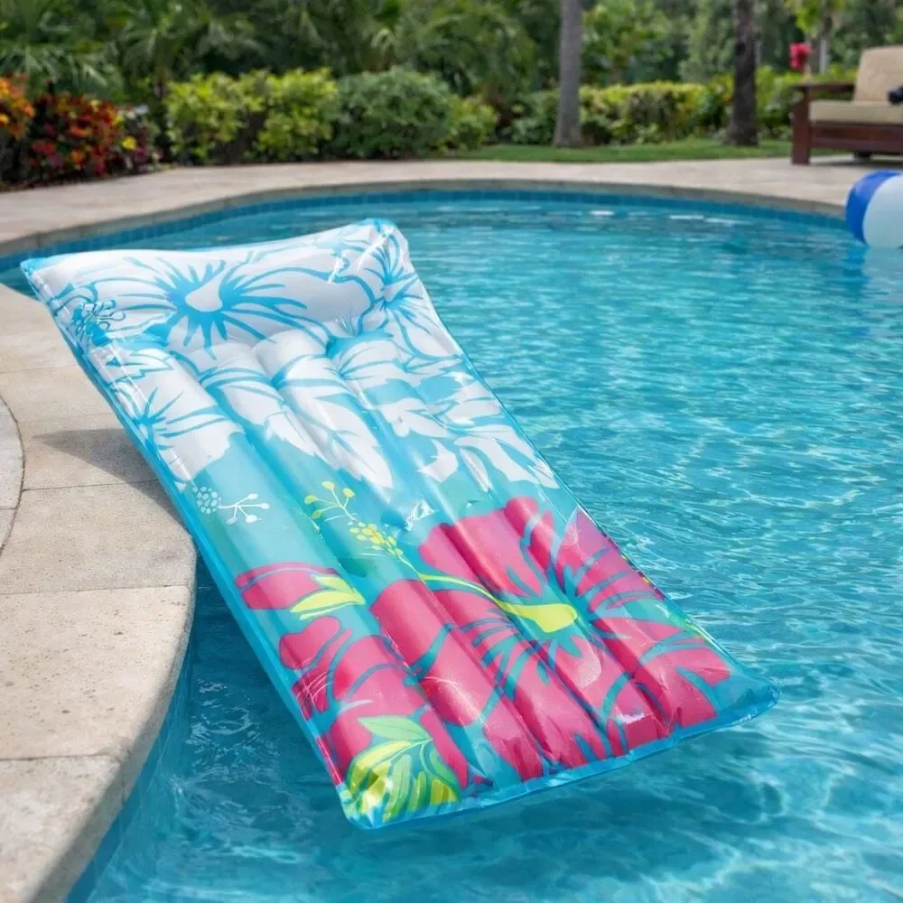 Intex Fashion Mat Inflatable Raft Pool Beach Ocean Float Device Floral  New