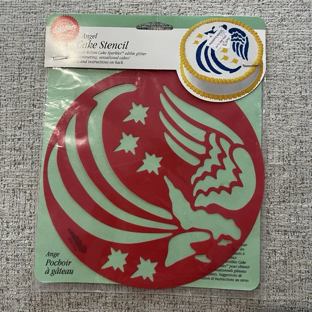 Wilton Vintage Cake‎ Stencils Lot Halloween Flag Angel Valentine's Day Holidays