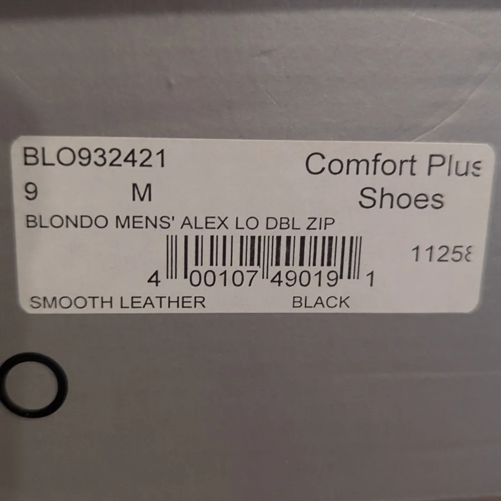 new Blondo Black Leather Alex Double Zip Comfy Chukka Boots NWT Sz 9