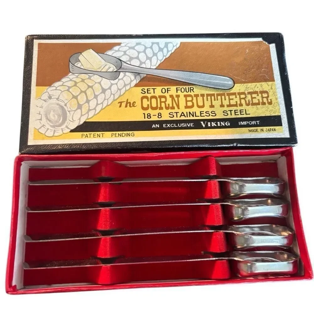 The Corn Butterer 19-8 Stainless Steel Set Of Four Japan