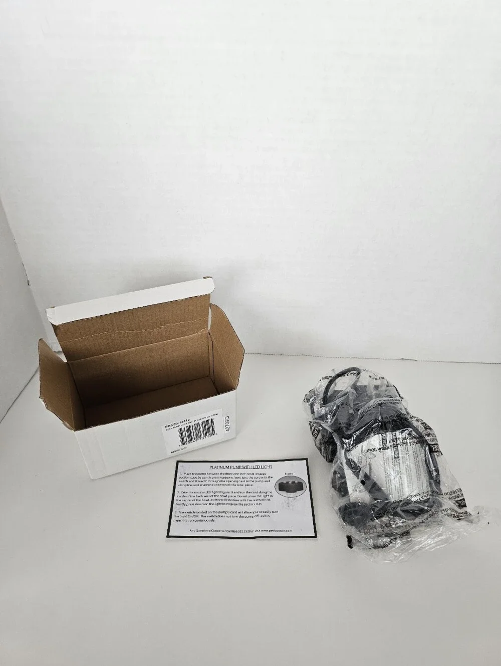 PetSafe Black Bulk Pump LED Light Platinum Pump With Power Cord (PAC00-13112)