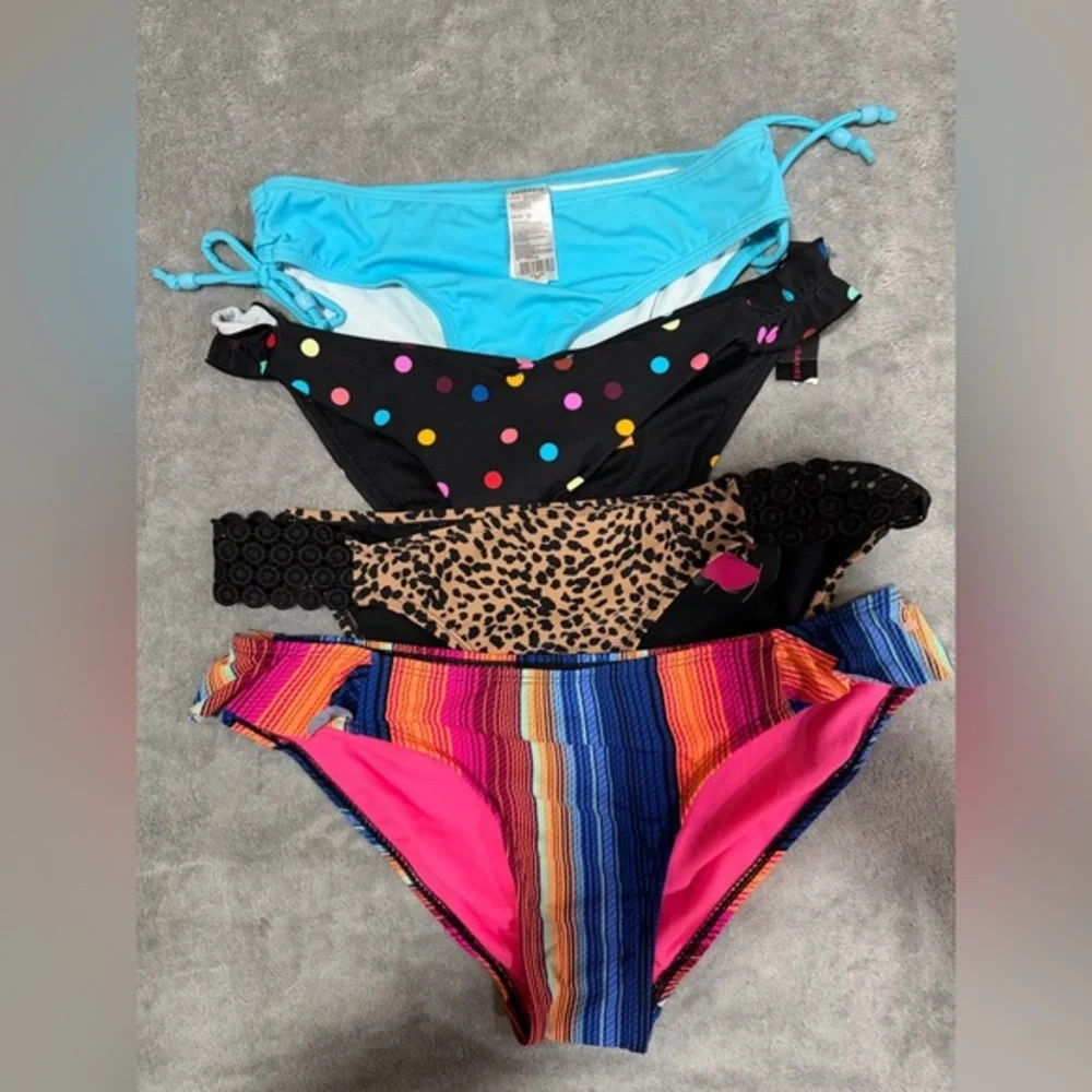 Colorful Bikini Bottoms Set