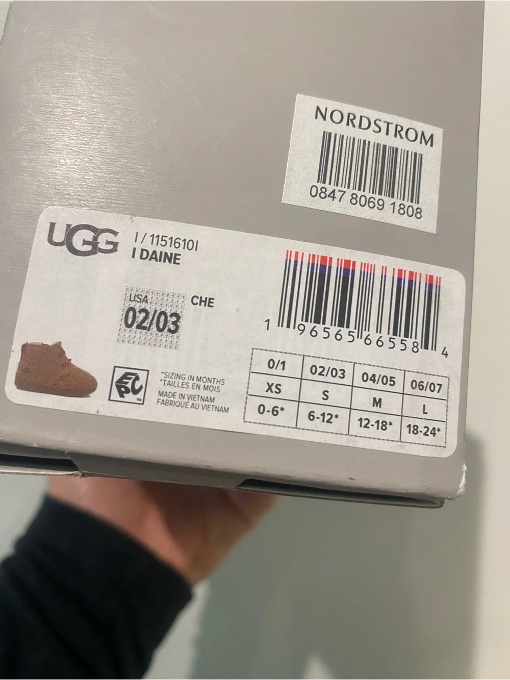UGG booties lace hardware