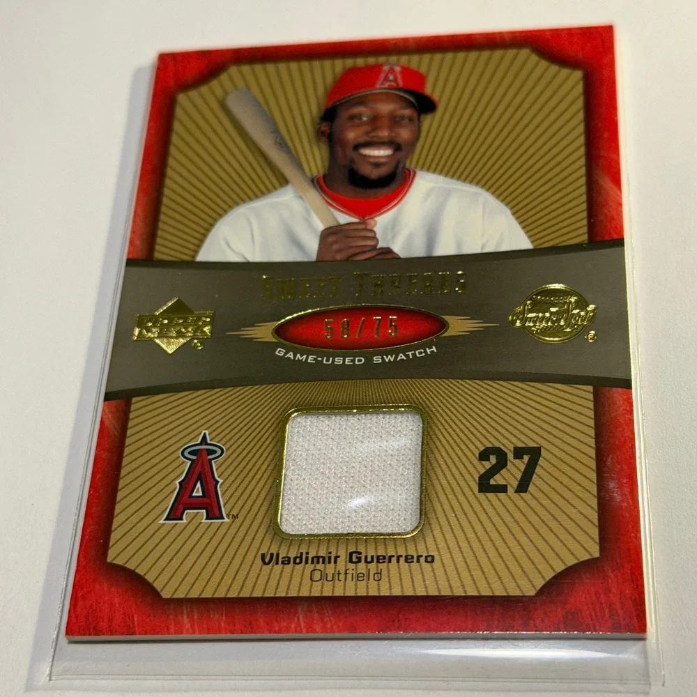 Vladimir Guerrero Rare! 2005 Upper Deck Baseball Card Sweet Threads Vintage