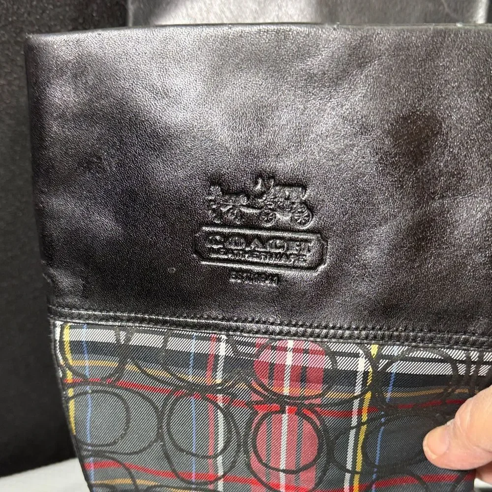 Coach tartan plaid