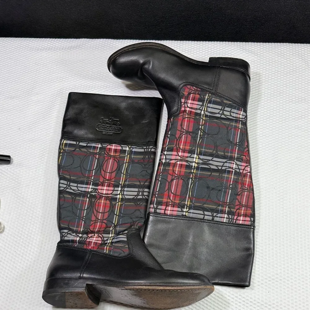 Coach tartan plaid
