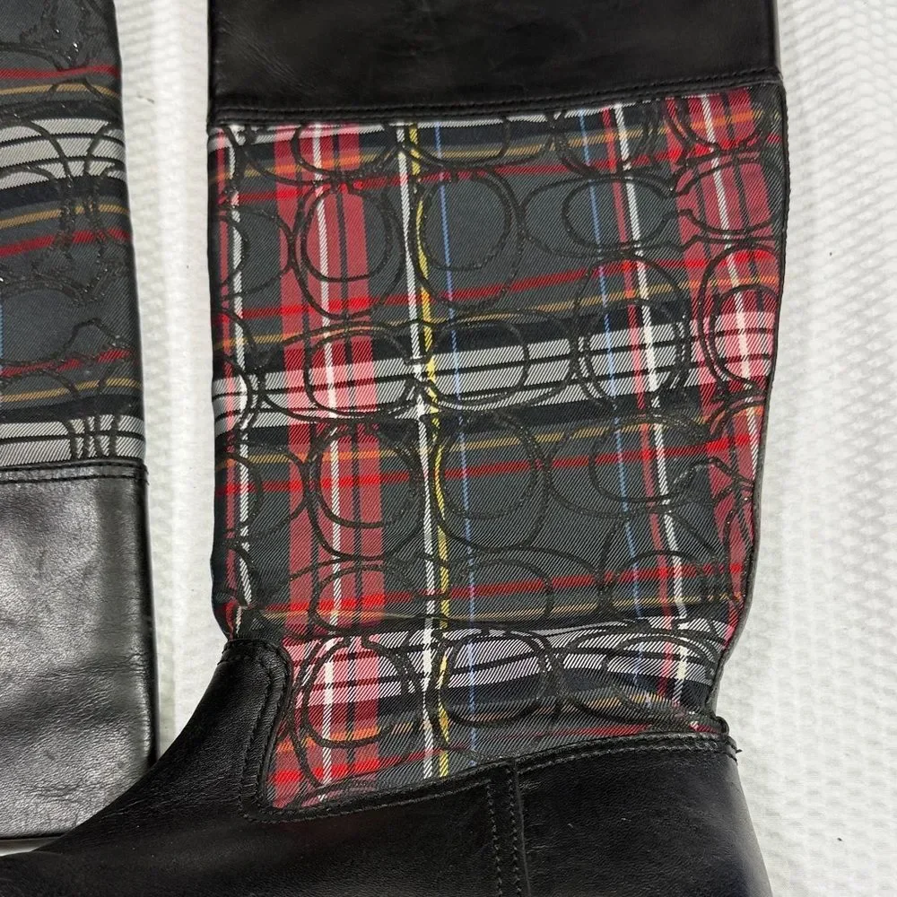 Coach tartan plaid
