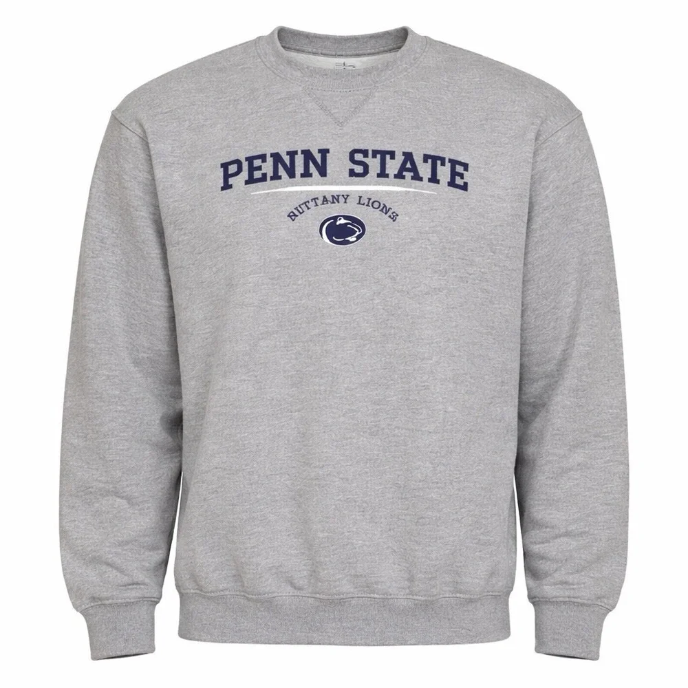 Vintage Penn State Nittany Lions Crewneck Sweatshirt‎ Mens L Gray College Logo
