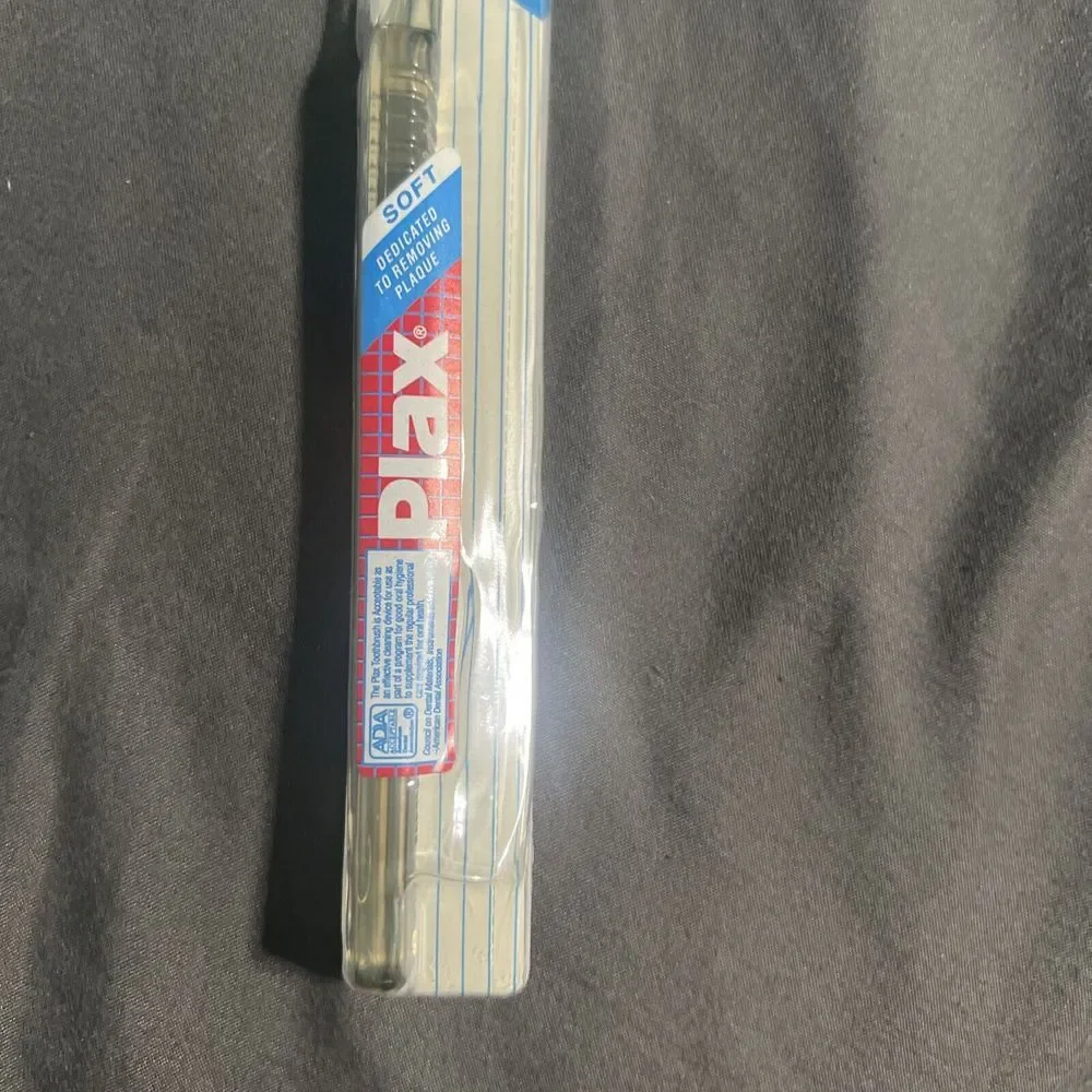 Vintage Plax Soft Toothbrush Clear Sealed In Case‎ Pfizer Inc Super Scarce