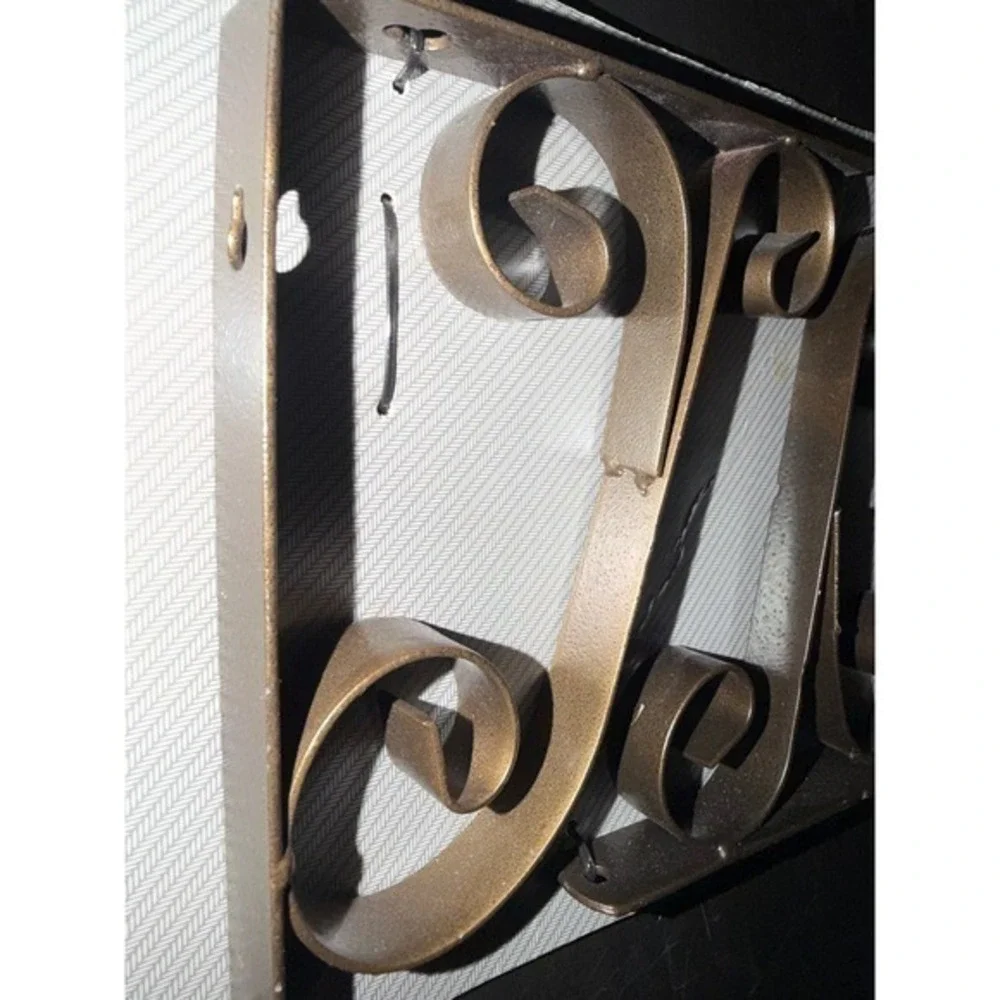 Threshold Mix+Match Shelving Bracket Set Bronze Finish Scroll Metal Target New