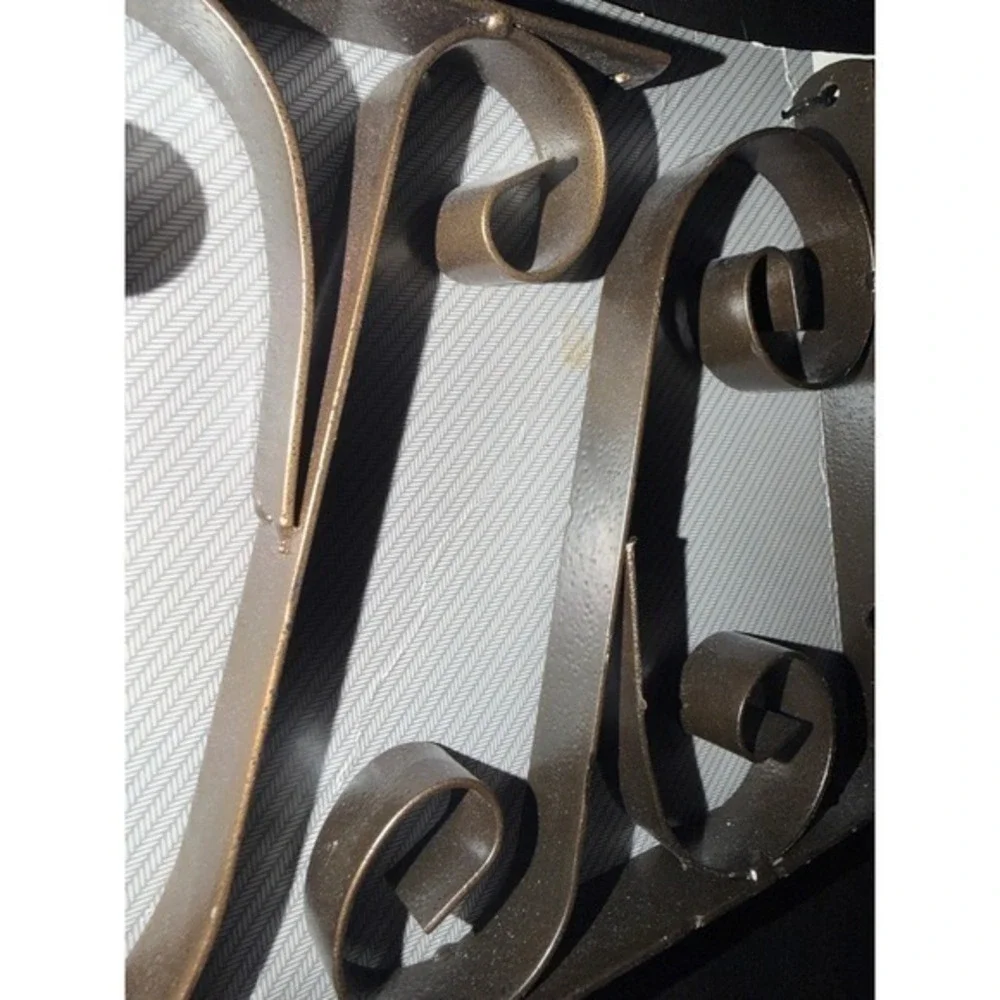 Threshold Mix+Match Shelving Bracket Set Bronze Finish Scroll Metal Target New