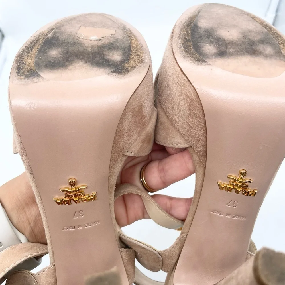 Prada beige tan