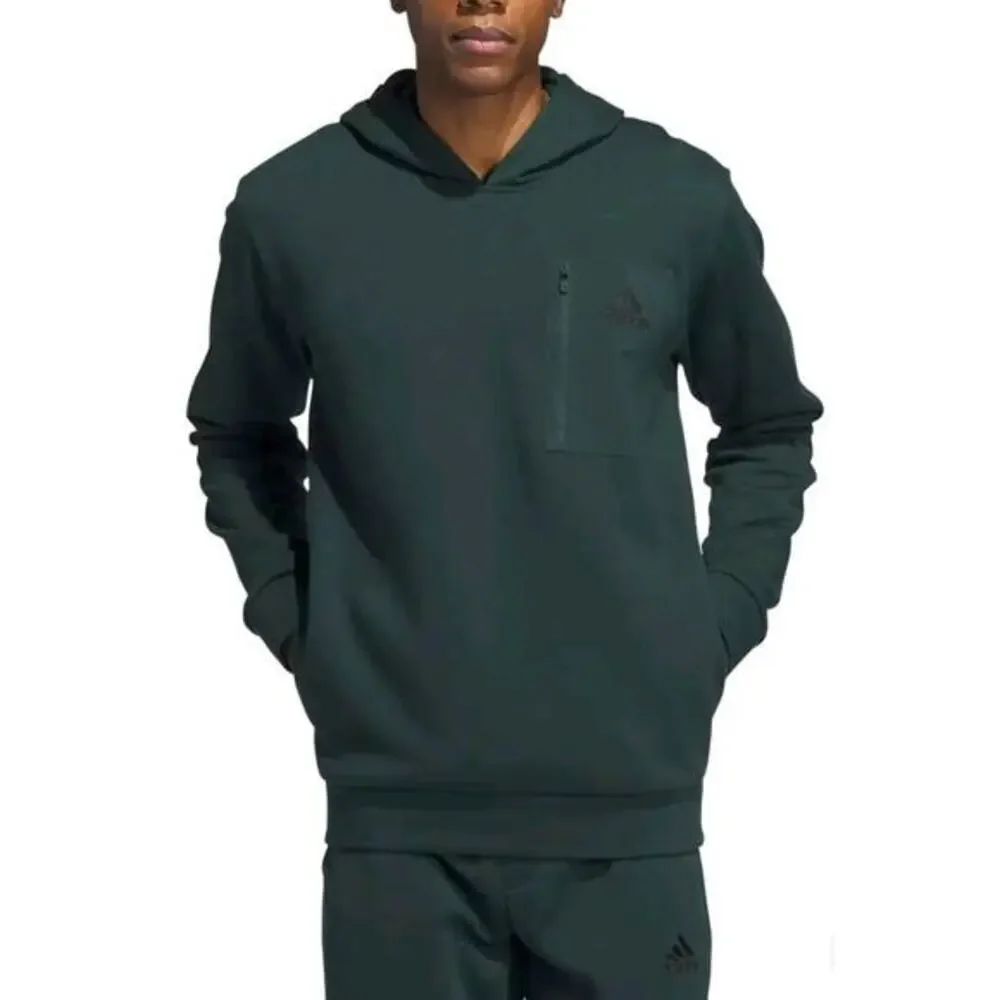Adidas Men's XL Pocket Hoodie / Color: SHAGRN / New‎ With Tags