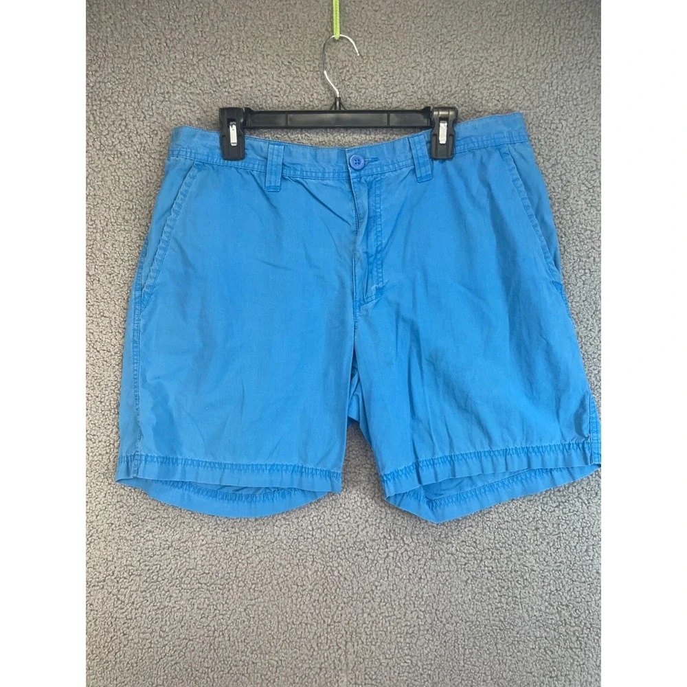 COLUMBIA LIGHTWEIGHT CHINO STRETCH‎ SHORTS, Blue SIZE 36W
