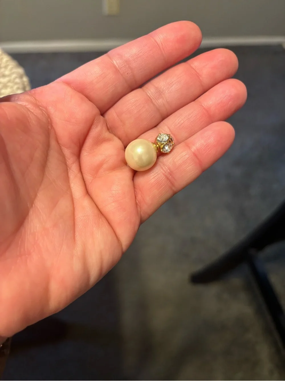 Classic Pearl and Crystal Stud Earring Set - Cream and Clear