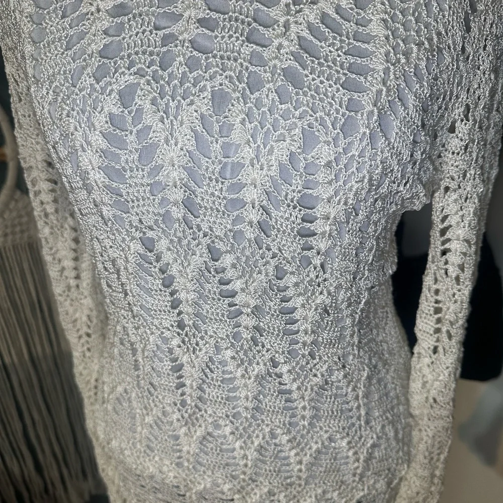 Emma James cream crochet