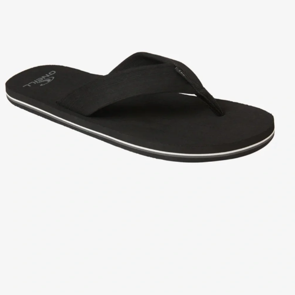 O'NEILL Mens Phluff Daddy Sandals, Black, 8