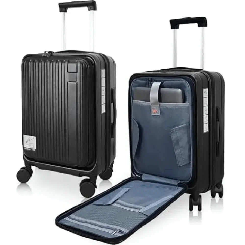 20 Inch Expandable Carry On Luggage with Laptop Compartment & TSA Lock