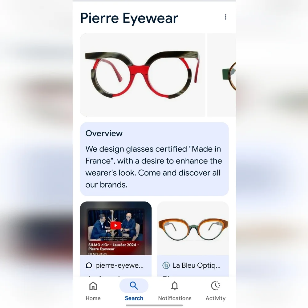 Pierre Eyewear excellent frame