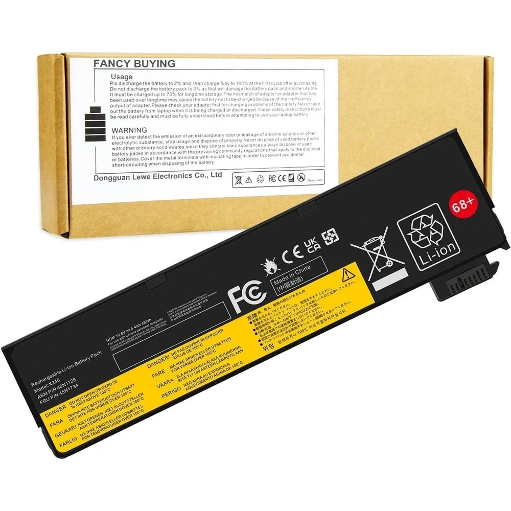68+‎ 45N1128 Battery for Lenovo ThinkPad T440 T450 T460 T470 X240 X250 X260