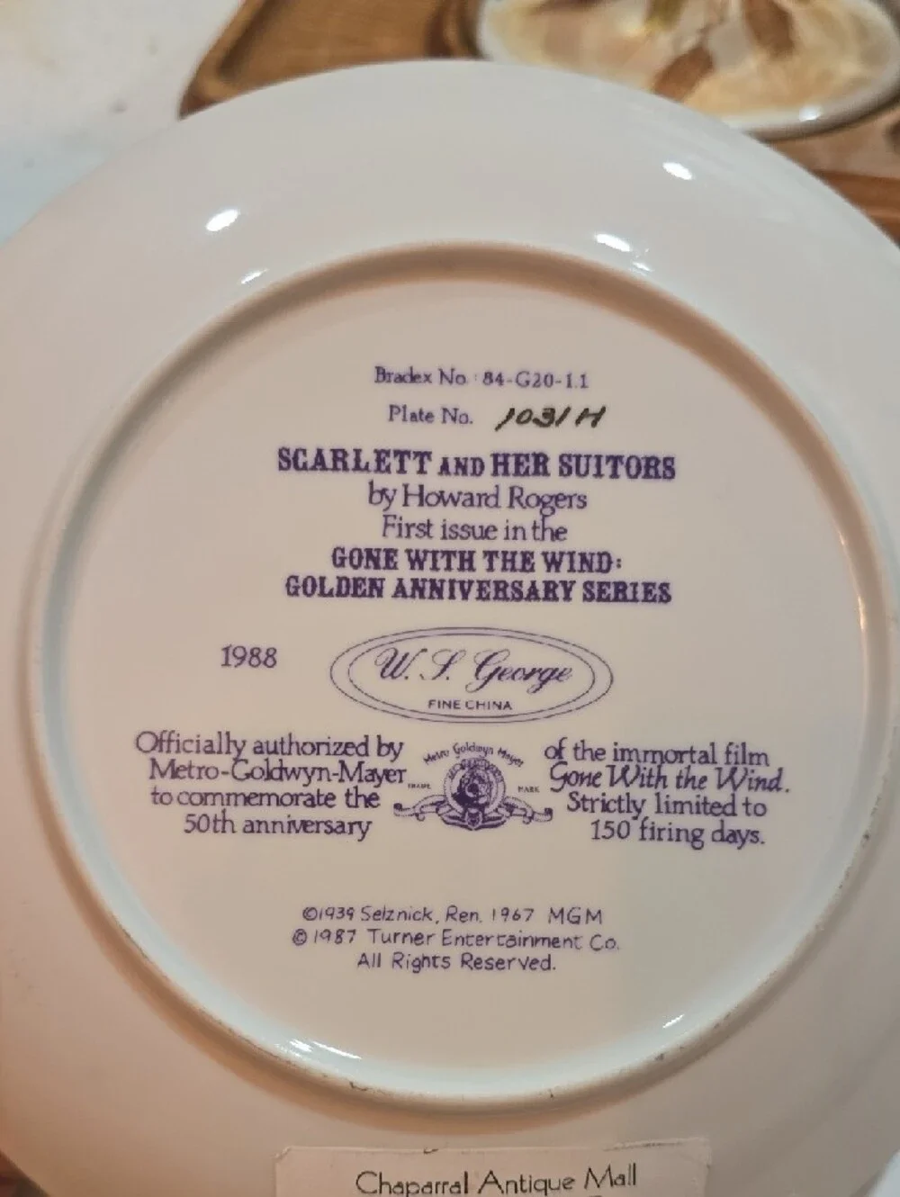 WS George round collector