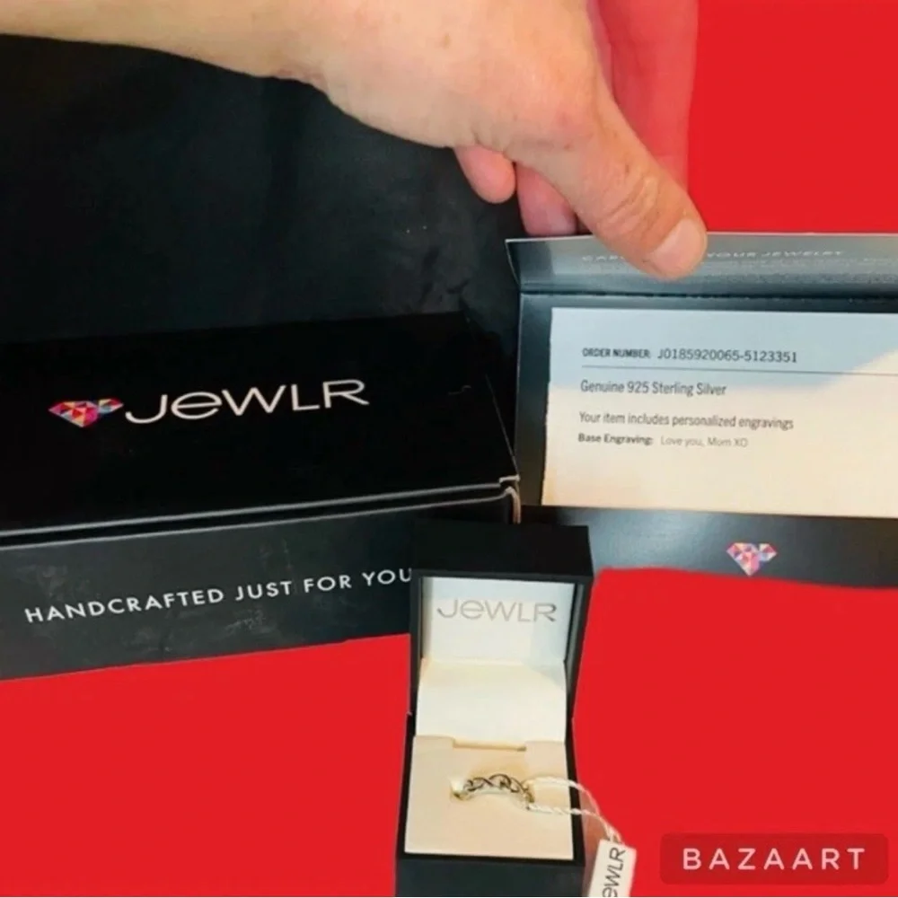 Sz 6 925 silver triple infinity ring by jewlr for daughter