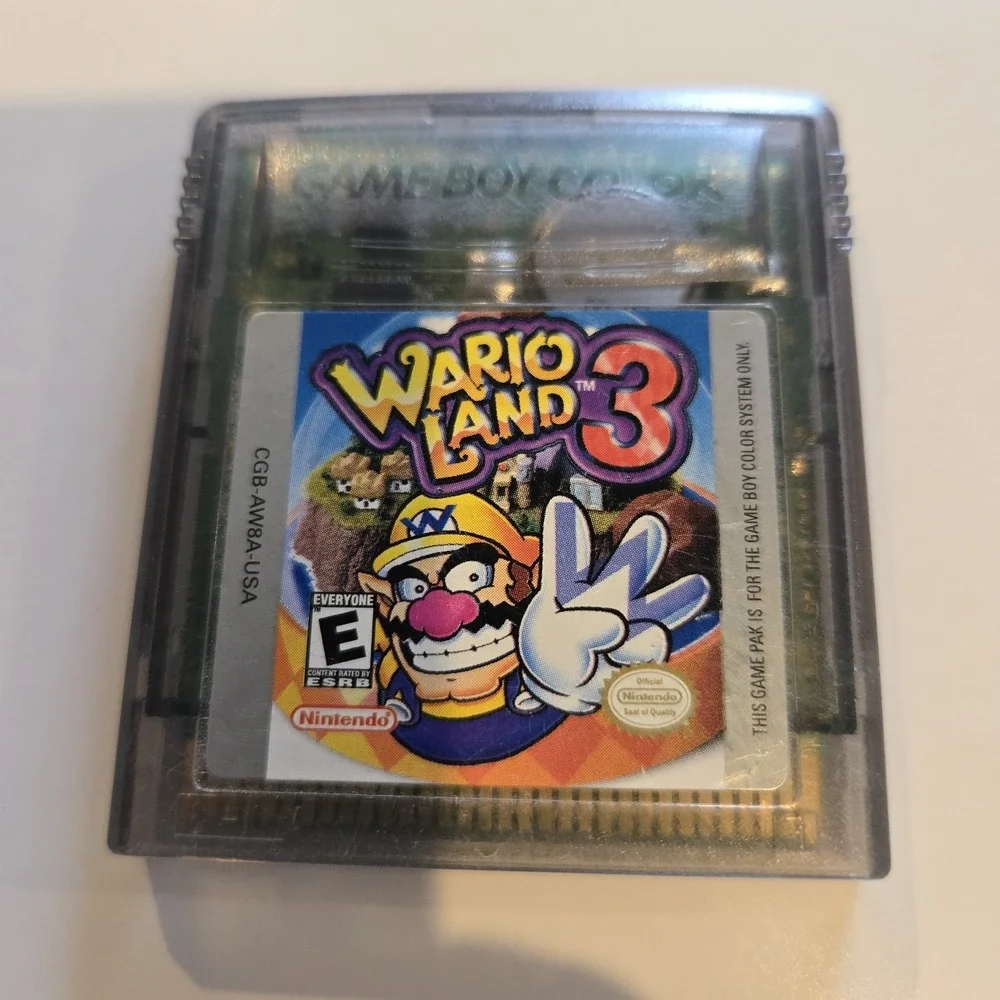 Wario Land 3‎ Nintendo Game Boy Color, 1998 Japan Authentic Cartridge Only Works