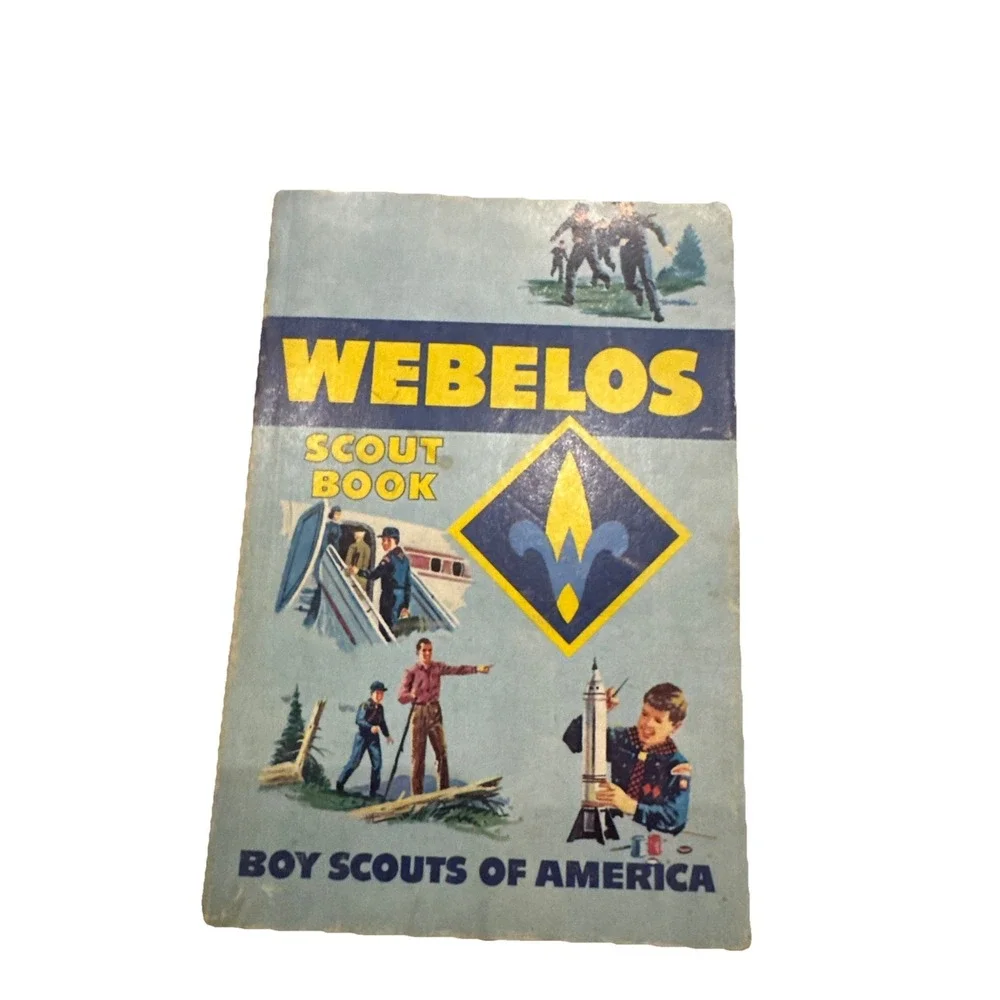 Vintage Book, Webelos Scout Book- B.S.A. 1969, Good Condition, Selling As‎ Is