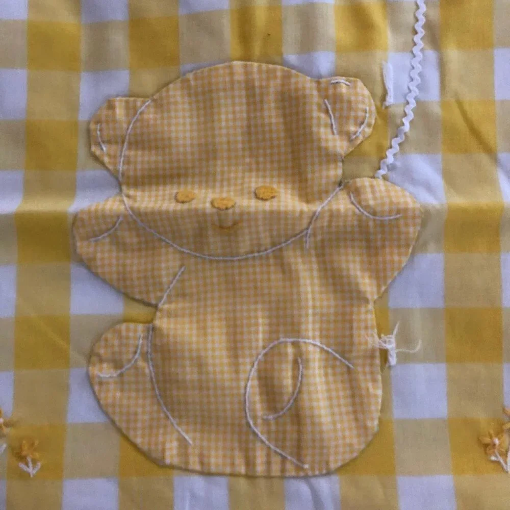 Hand Crafted vintage yellow