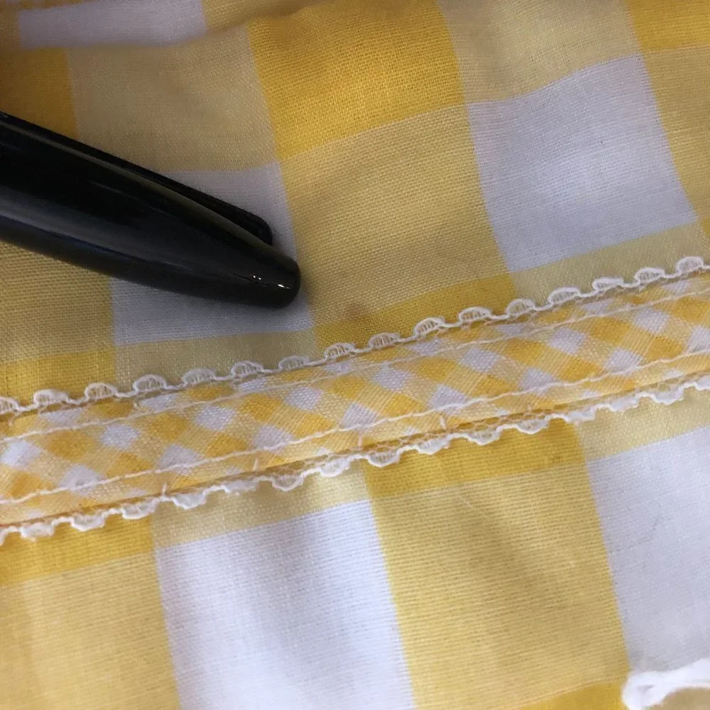 Hand Crafted vintage yellow