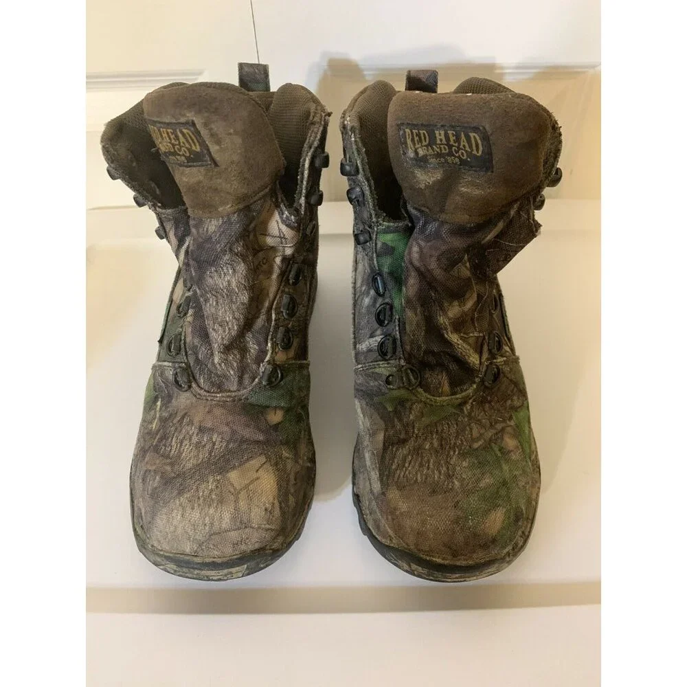 Red Head Men’s‎ Sz 7M Camo Mossy Boots Insulated Waterproof Hunting Footwear