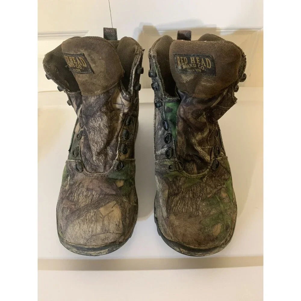 Red Head Men’s‎ Sz 7M Camo Mossy Boots Insulated Waterproof Hunting Footwear