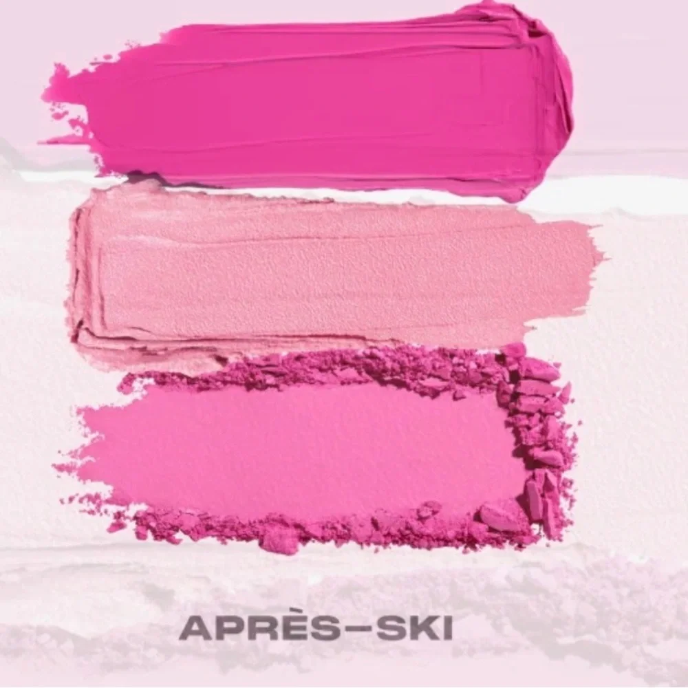 Morphe APRES-SKY cheek thrills multi finish face trio Pink Blush Palette
