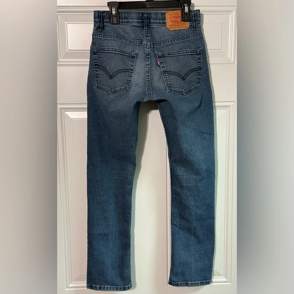 Levi’s 511 Boy’s Jeans Adjustable Waistband Slim/Straight Size 14 Reg (W27 L29)