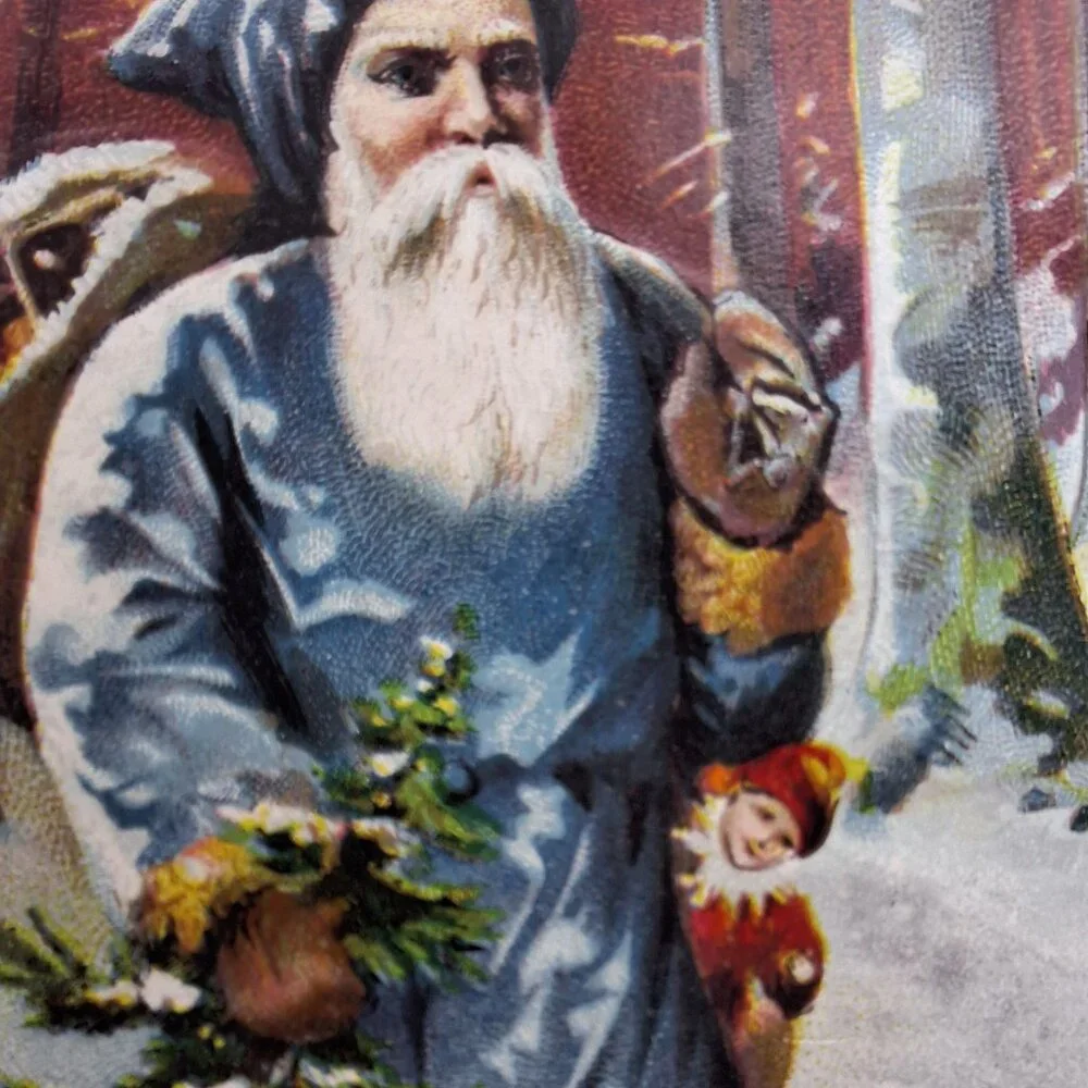 German Santa Claus Christmas Postcard this vintage