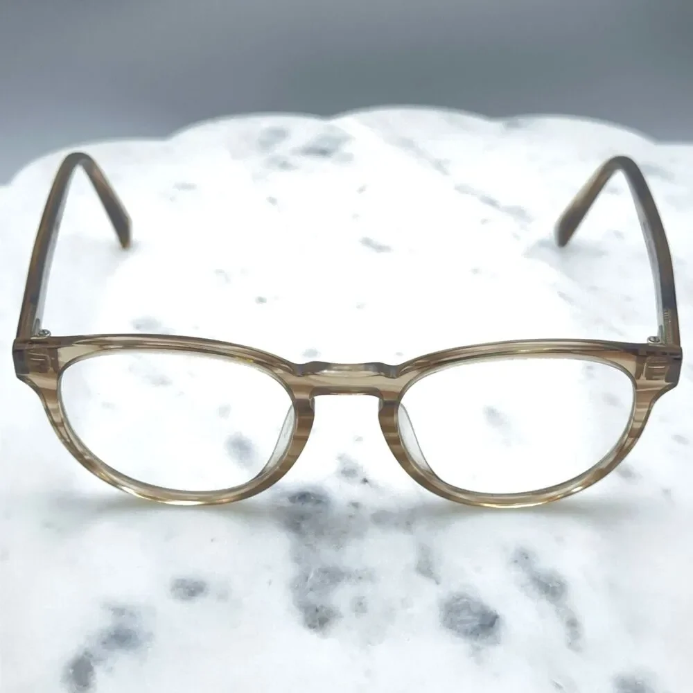 Warby Parker Percey W LBF 207 Chestnut Crystal Eyeglasses 51-20-140 Frame Only