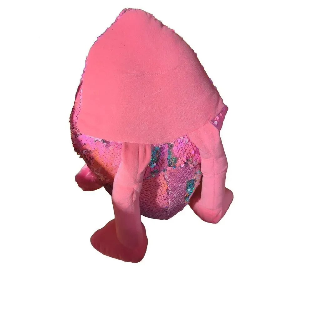 Large TY Flippables Sequin Plush - PINKY the‎ Flamingo