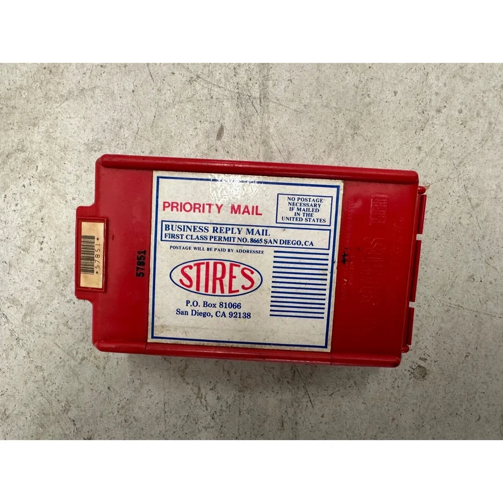 Vintage STIRES Shipping Recording Thermometer Business Reply‎ Mail Priority Mail