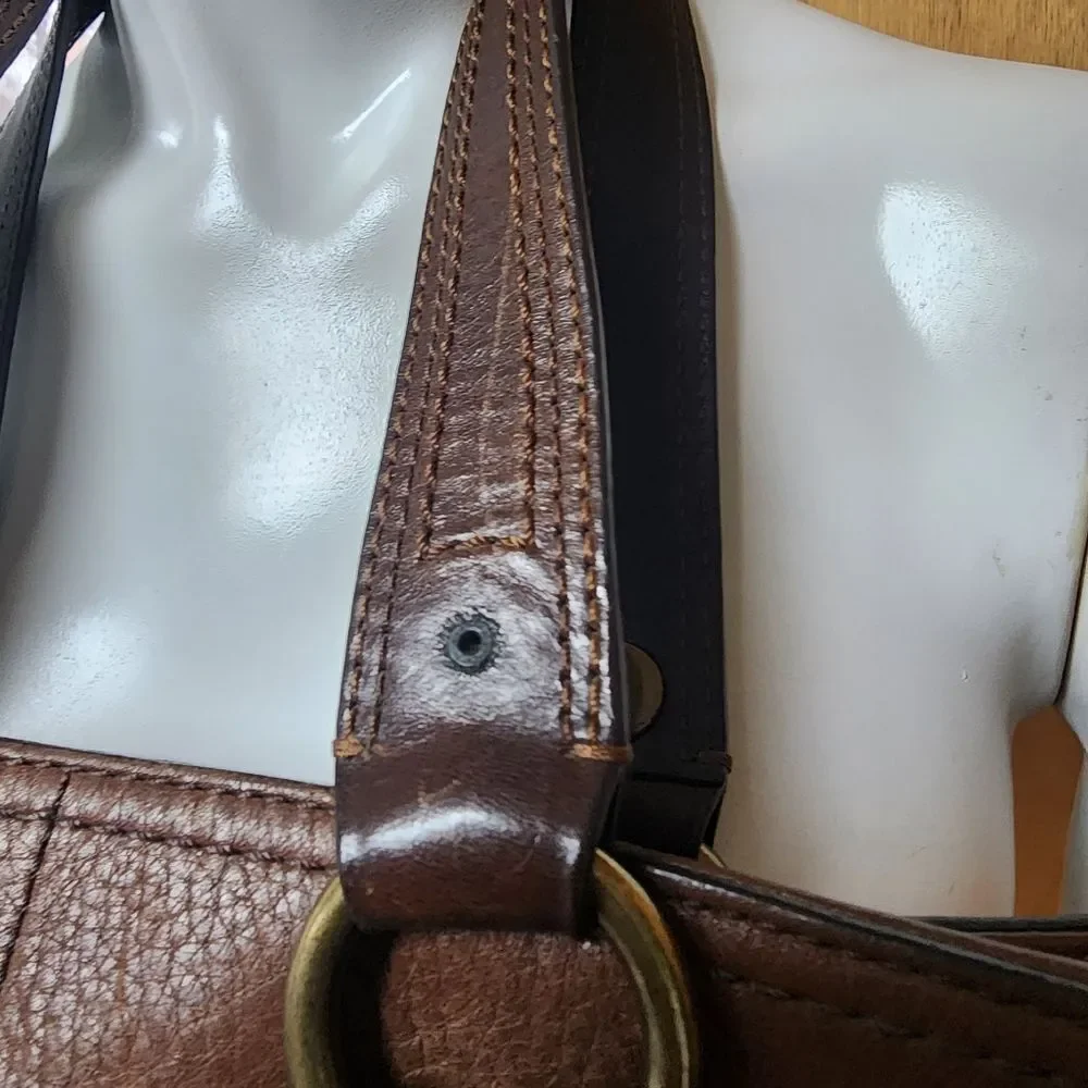 Coach Brown Pebbled Leather Purse