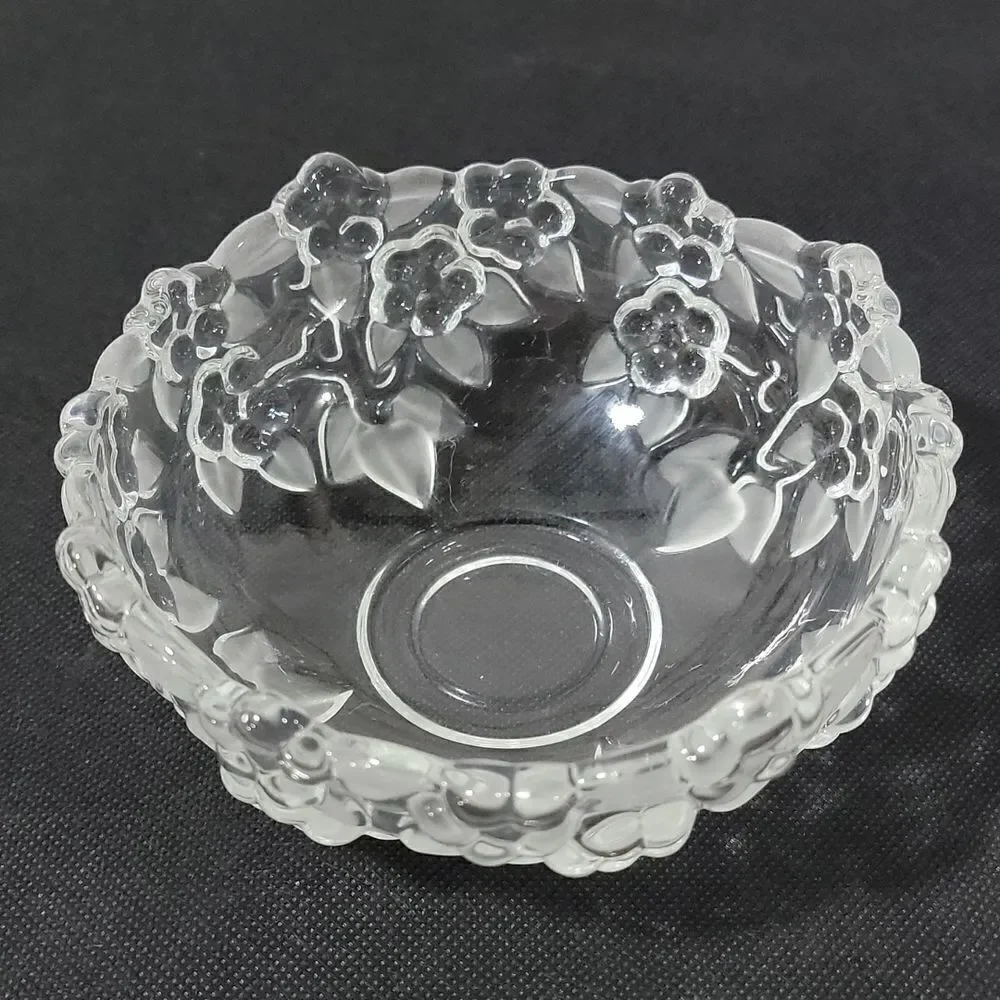 Glass candy bowl