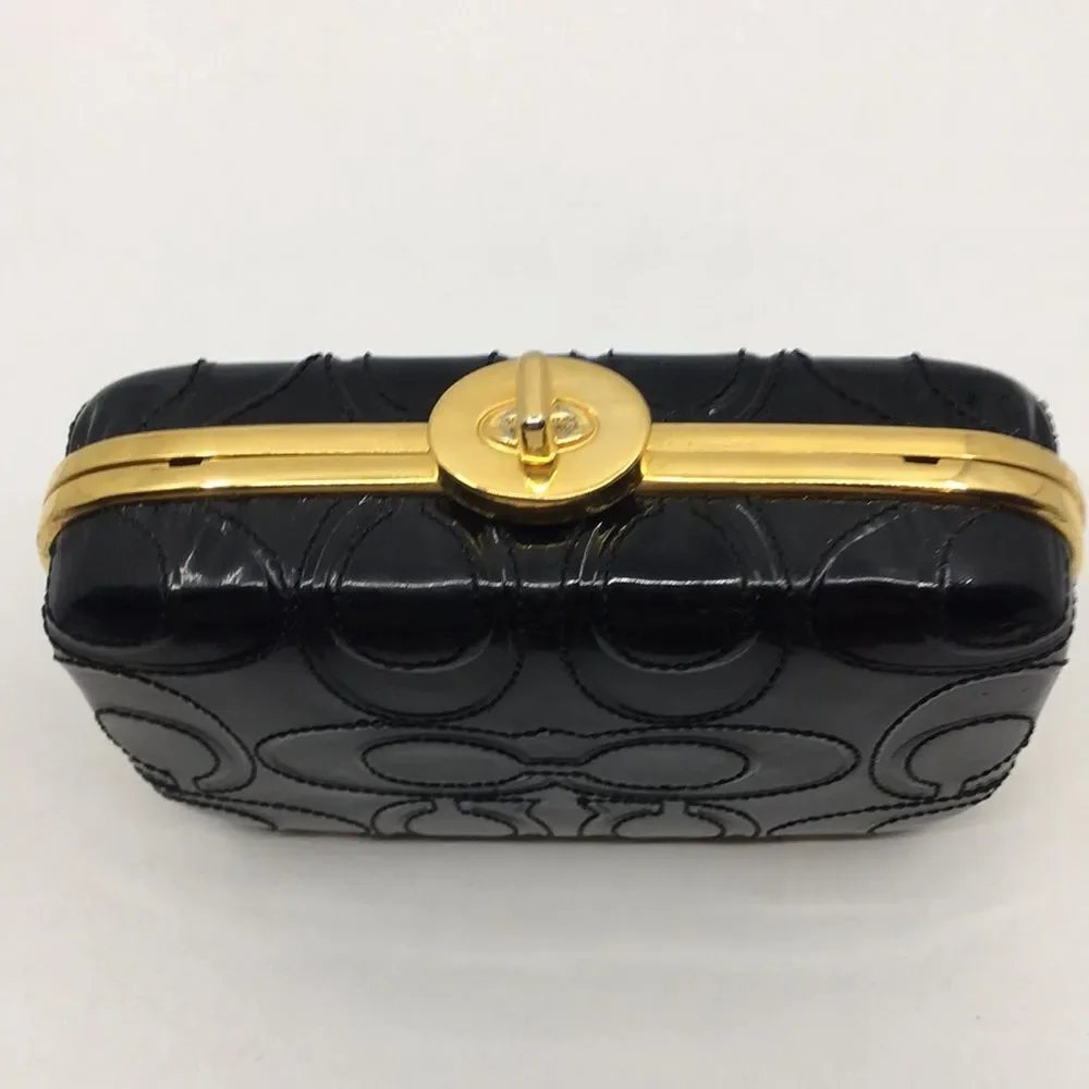 Coach black patent