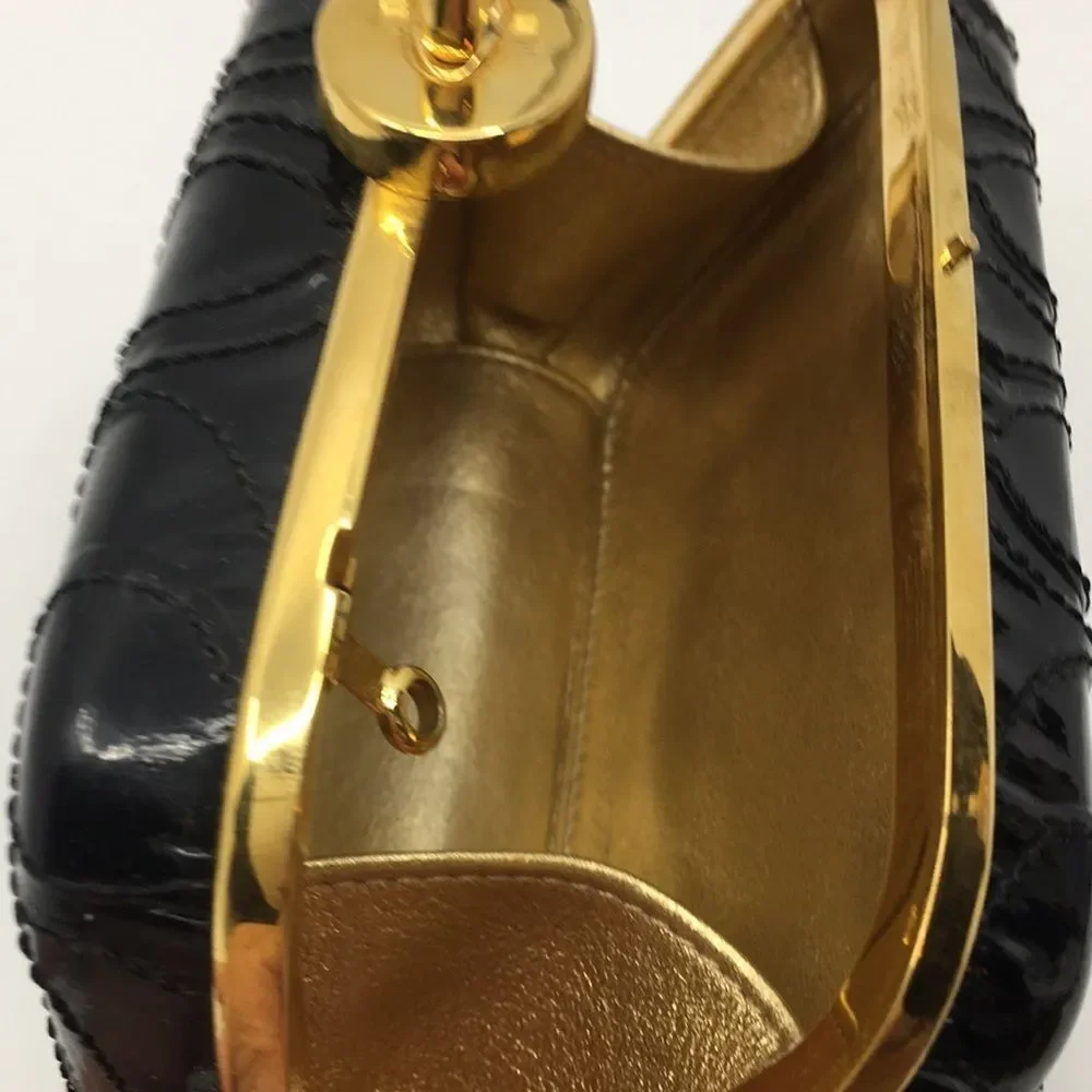 Coach black patent