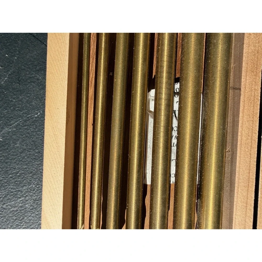 Cummings 7pc Brad Point Drill Bit Set Titanium Coated Wood Case Woodworking