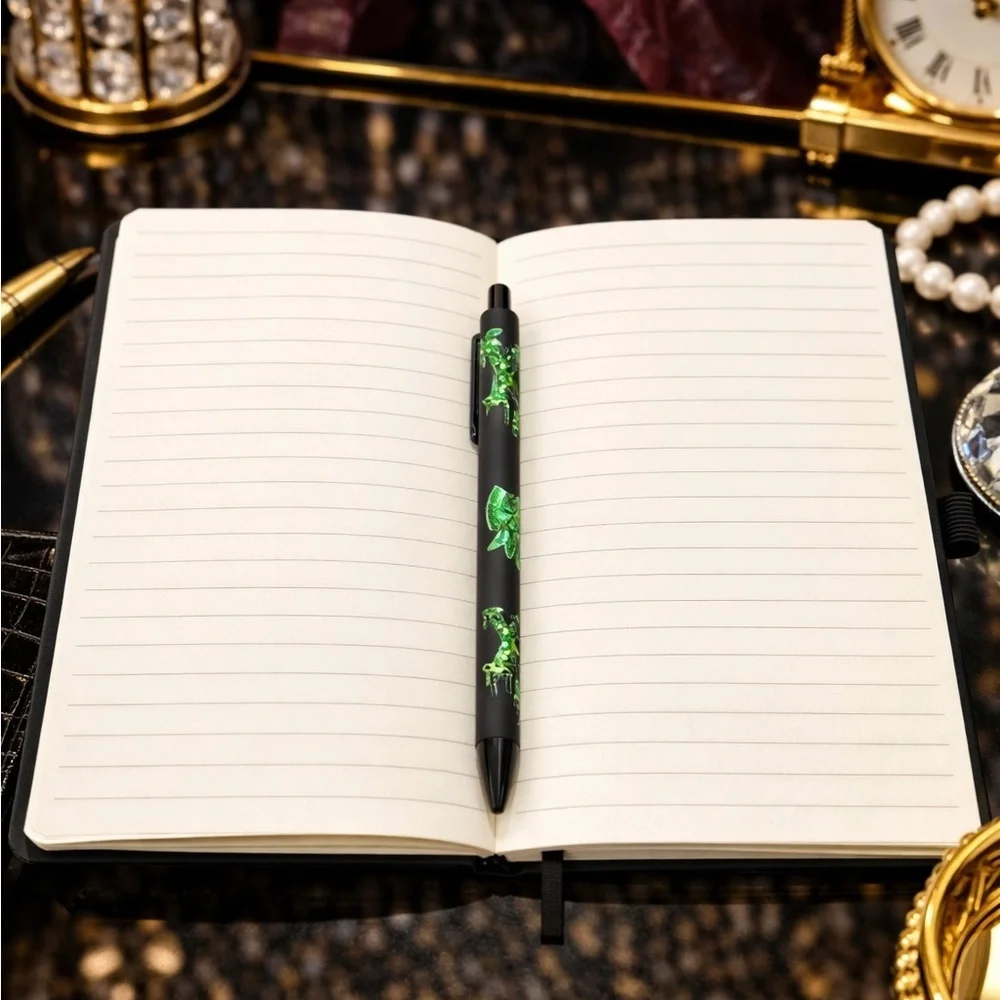 Handmade black notebook