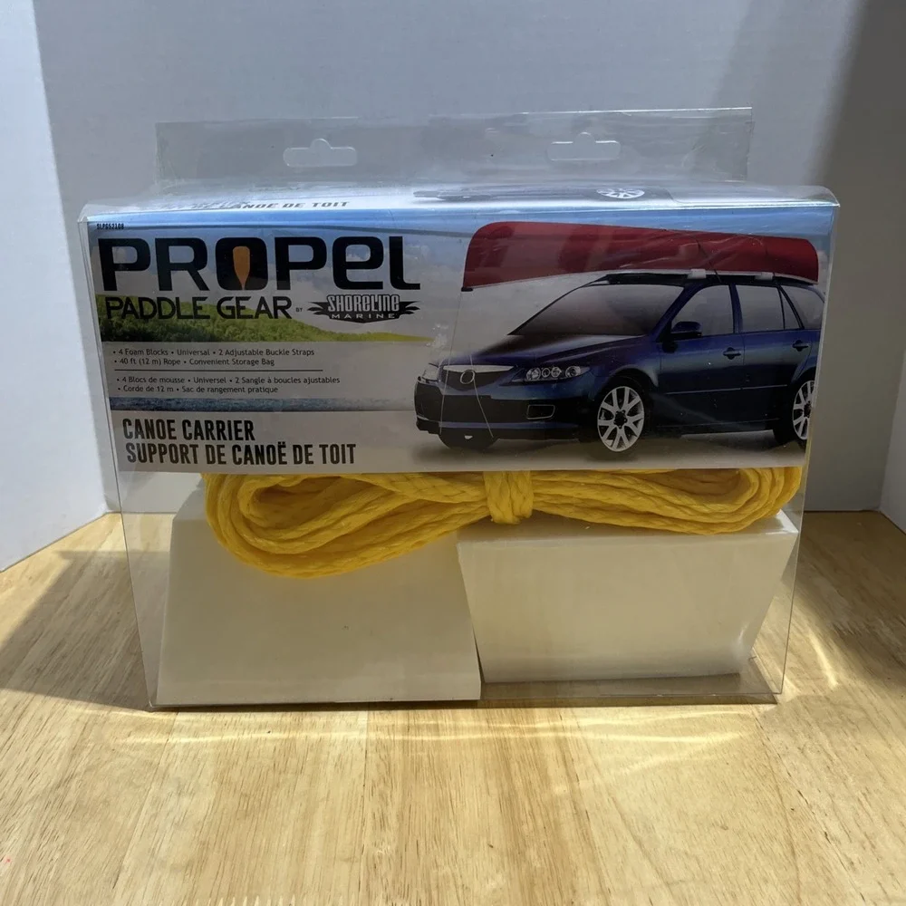 New Shoreline Marine Propel Paddle Gear Car Top Canoe Carrier‎ Straps #SLPG52108
